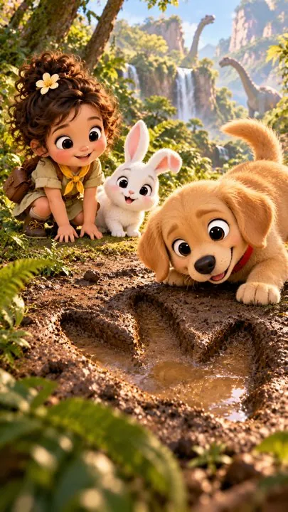 Scene from Dinosaur Valley