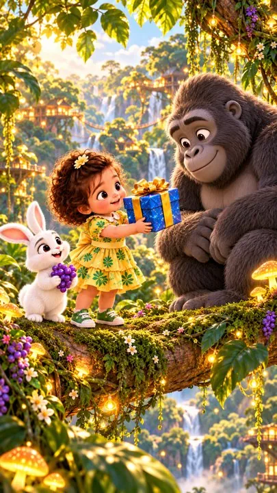 Scene from Glowing Jungle