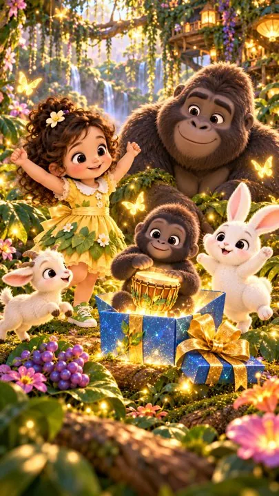 Scene from Glowing Jungle