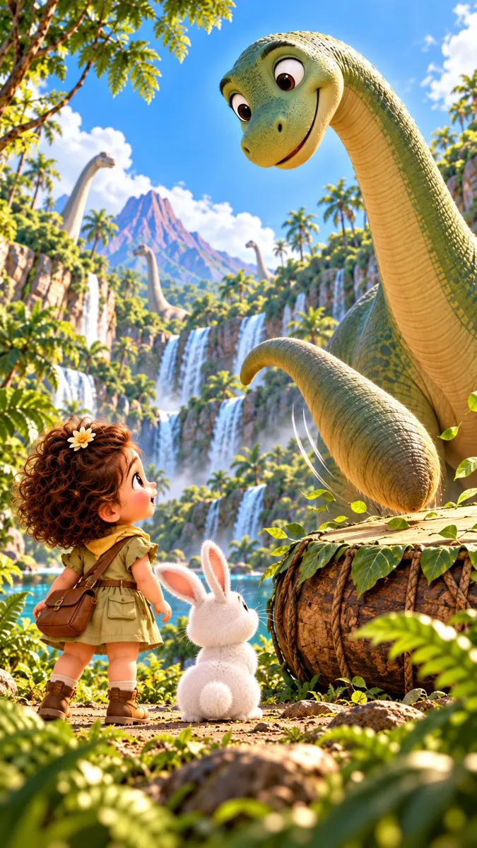 A scene from Dinosaur Valley